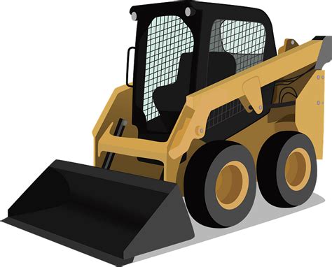 skid steer cartoon|track skid steer clip art.